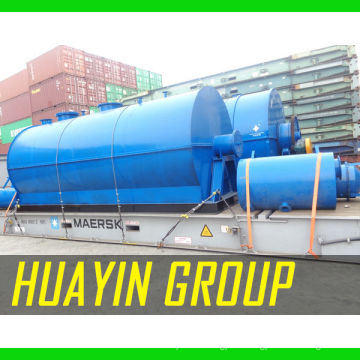 desperdicio de aceite de motor a diesel máquina de destilación factor china huayin